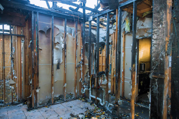 Professional Emergency Fire Cleanup technician working in Frederick, MD